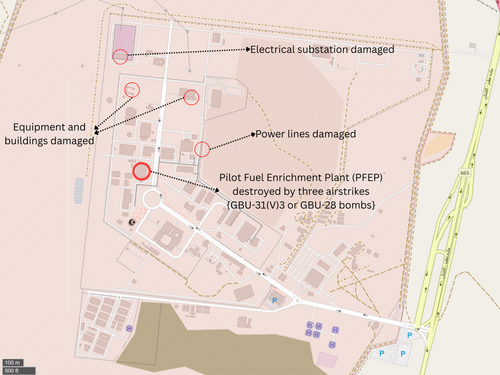 Iran's Natanz nuclear enrichment facility, targeted by Israeli and later US airstrikes during the June 2025 Twelve-Day War.