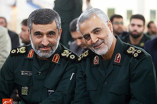 Major General Qassem Soleimani, commander of Iran's Quds Force, killed in a US drone strike near Baghdad airport on January 3, 2020.